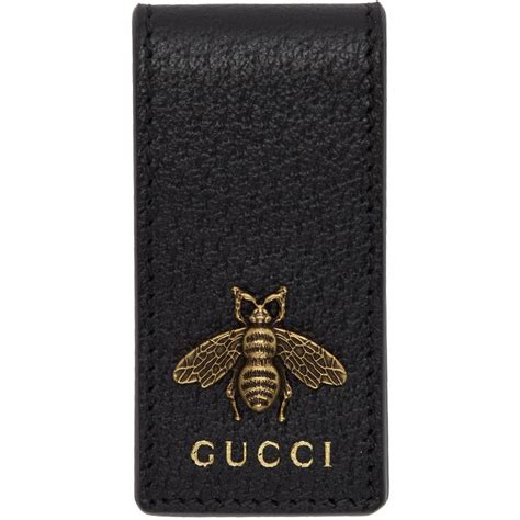 gucci bee money clip|gucci money clip wallet men's.